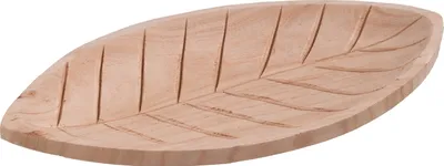 Produktbild von Deko-Tablett - 44 x 23,5 cm - Braun - Paulowniaholz