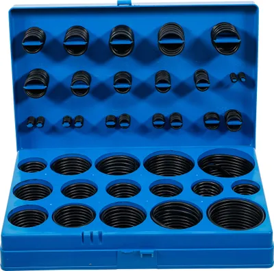 Imagen del producto de Juego de juntas tóricas BGS 8061, de 1/8" a 2" de diámetro, 419 piezas.