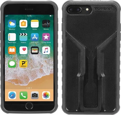 Produktbild von Topeak Ridecase für iPhone 6 Plus 6s Plus 7 Plus 8 Plus – Schwarz/Grau 2019 TT9857BG TT9857BG