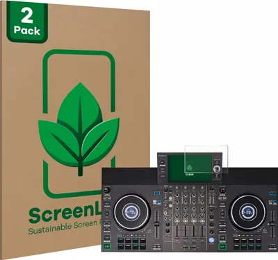 Produktbild von 2x ScreenLeaf Schutzfolie für Denon DJ SC LIVE 4 nachhaltiger Displayschutz Display Schutz Folie Klar Transparent