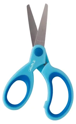 Produktbild von Bastelschere für Linkshänder / rund / Farbe: hellblau