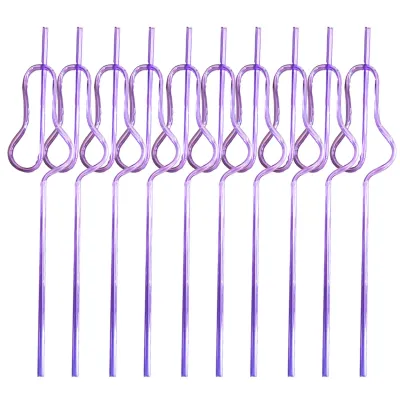 Produktbild von 10 Stück Trinkhalme, bissfest, biegsam, BPA-frei, lebensmittelecht, robust, Kunstkristall, sicher, gesund, Trinkhalm, Partygeschenk