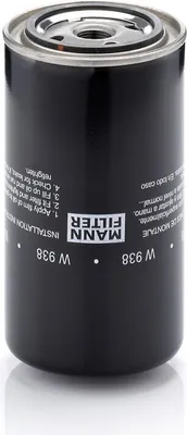 Produktbild von Ölfilter MANN-FILTER W 938 Anschraubfilter