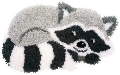 Knüpfset Teppich Smyrna 55x32 cm, Bastelset für Anfänger