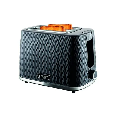 Immagine prodotto di ELDOM TO265C Tostapane 930W Nero - 7 impostazioni di potenza, 2 fette