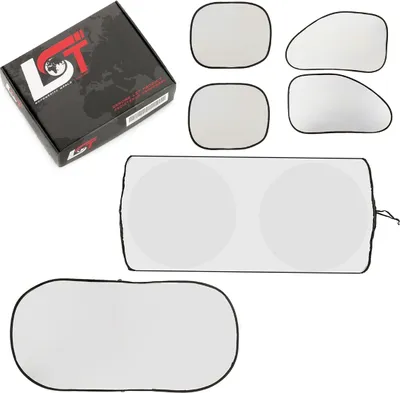 Produktbild von Sonnenschutz UV-Schutz 6tlg Scheibenabdeckung blickdicht für HONDA LEXUS MAZDA