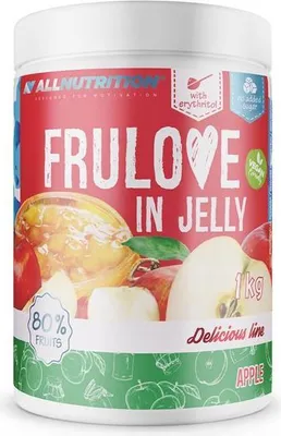 Produktbild von ALLNUTRITION FRULOVE In Jelly Apple 1000g Apfel Marmelade Früchte