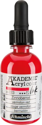 Produktbild von Schmincke Akademie Acryl color Ink 50ml Zinnoberrot 23333024