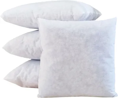 Produktbild von JACK 4er Set Innenkissen XXL Kissenfüllung 30x30 30x50 40x40 45x45 40x60 50x50 60x60cm Inlett Wasserfest Kopfkissen Zierkissen Outdoor Kissen, Größe:45 x 45 cm