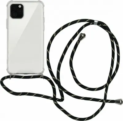 Produktbild von imoshion Backcover mit Band iPhone 11 Pro - Schwarz & Gold