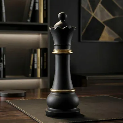 Immagine prodotto di Mauro Ferretti scultura Queen 9x25,5 cm nero-oro