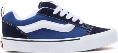 A single Vans Knu Skool sneaker is shown from the side against a white background.