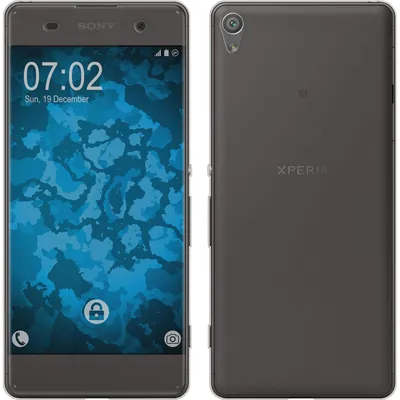 Produktbild von PhoneNatic Case kompatibel mit Sony Xperia XA - grau Silikon Hülle 360° Fullbody Cover