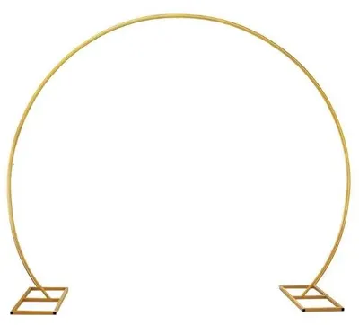 Produktbild von Hochzeitsbogenständer, Robuster Metallrahmen, Vielseitig für Veranstaltungen, Halbkreis-1.8x2m, 2m/6.6FT