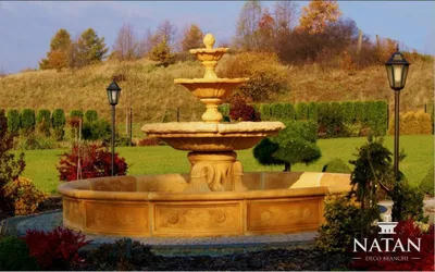 Produktbild von Fontaine Becken Zierbrunnen Springbrunnen Garten Skulptur Brunnen Stadt Teich