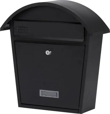 Image de Boîte aux lettres noire classique avec clé