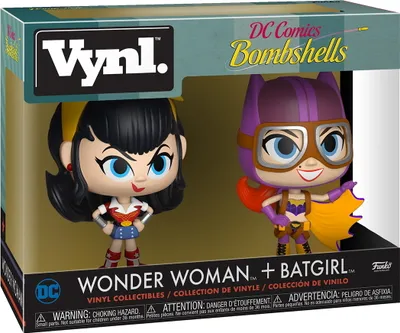 Produktbild von DC Comics Bombshells - Wonder Woman + Batgirl  - Funko Vynl Figuren