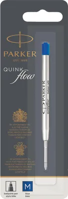 Immagine prodotto di Parker Quinkflow ricarica M blu biro (blister)