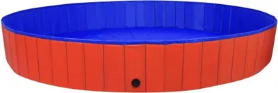 Immagine prodotto di Piscina per Cani Pieghevole Rossa 300x40 cm in PVC