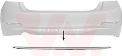 Produktbild von VAN WEZEL Zierleiste Stoßfänger Hinten unten für BMW 3 Limousine (F30, F80)