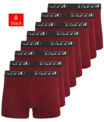 Produktbild von Tazzio Herren Boxershorts 8er Pack BS1000 (Bordeaux, XXL)