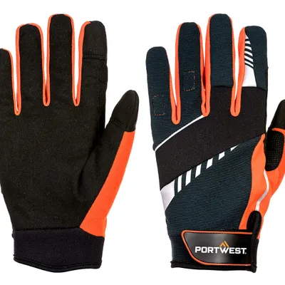 Imagen del producto de Portwest A774 DX4 LR, guante de protección contra cortes, color azul, talla S
