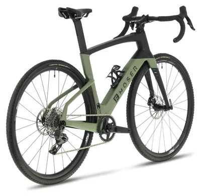 Produktbild von Carbon E-Bike GRAVEL RIVAL Diamantrahmen Heckmotor 12 Gänge hydraulische Scheibenbremse Grün
