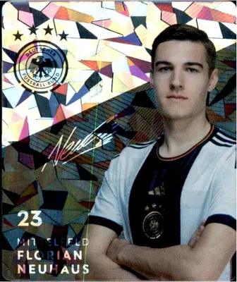 Produktbild von GLITZER Karte 23 - florian Neuhaus - WM 2022 REWE