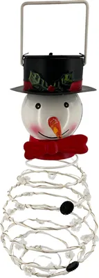 Produktbild von abc HOME | Hängeleuchte Schneemann | LED´s | Solarpanel | Lichtsensor | 20 cm H
