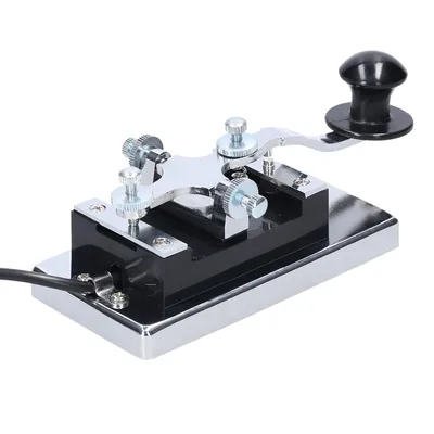 K4 Heavy-duty Electric Telegraph Key CW Communication Short Waves Morse Code Key DIY Telegrafní klíč pro krátkovlnné vysílačky Výuka komunikace