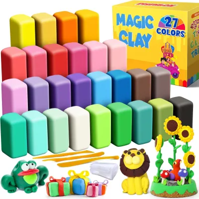 Produktbild von Modelliermasse-Set mit 27 Farben für Kinder