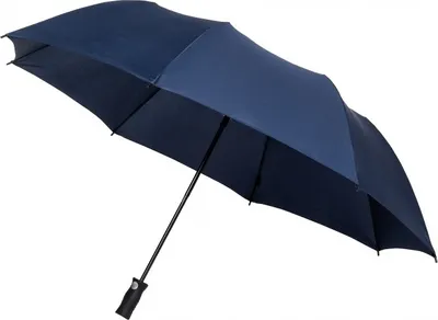 Zdjęcie produktu dla IMPLIVA GF-600, Parasol przeciwdeszczowy, Okrągły, Niebieski, Włókno szklane, Poliester, ABS