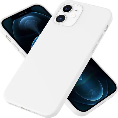 Obrázok produktu pre NALIA Mäkké silikónové puzdro na mobilný telefón pre iPhone 12 / 12 Pro, ochranný kryt Soft Case White