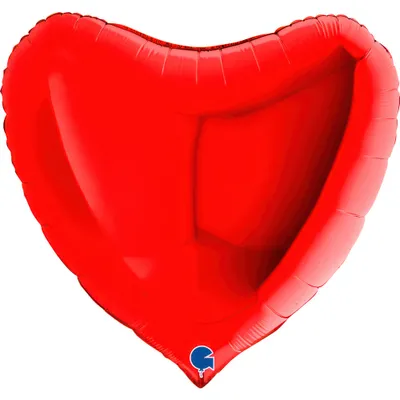 Produktbild von Folienballon - Rotes Herz 90 cm, Grabo