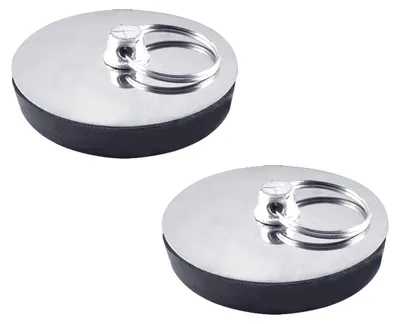 Image de Bouchon de baignoire 40 mm, bouchon de vidange pour baignoires, en acier inoxydable, adapté aux lavabos et aux baignoires