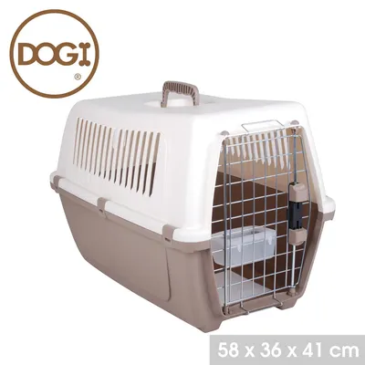 Image de Cage de transport - Taupe - H 41 cm.