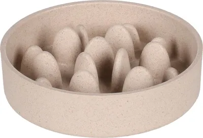 Image de Flamingo Mangeoire et abreuvoir Slow Feeder Greni beige