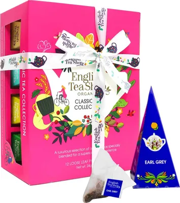 Image de ETS - Cadeau de thé avec ruban "Collection de thé classique", BIO, 12 sachets pyramidaux