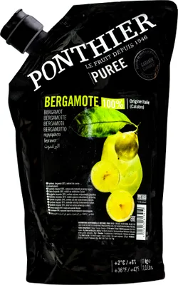 Produktbild von Food-United BERGAMOTTEN FRUCHT-PÜREE Ponthier 1KG für Zitrus Smoothies Müsli uvm.