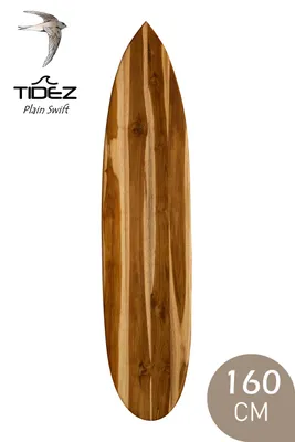 Produktbild von Tidez Surfbrett Dekoration - Surfbrett aus Holz - Surfbrett Dekoration - Plain Swift 160cm
