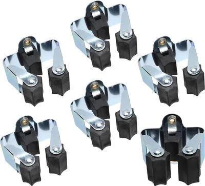 Produktbild von 6x Werkzeug Besen Wand Gerätehalter Wandhalter Besenhalter mit Befestigungsmaterial