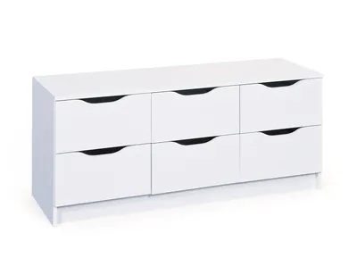 Produktbild von Wung Kommode 6 Schubladen, weiss.