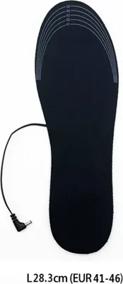 Obrázek produktu pro Elektrické vyhřívané vložky do bot, univerzální velikost Velikost L
