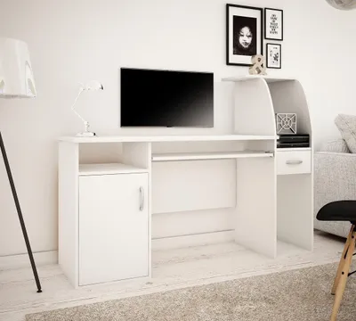 Immagine prodotto di Tavolo per computer MARIUSZ – bianco