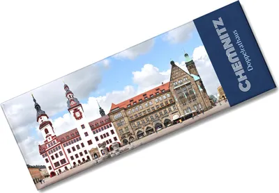 Produktbild von streetline Chemnitz Doppelrathaus Panorama Souvenir Magnet
