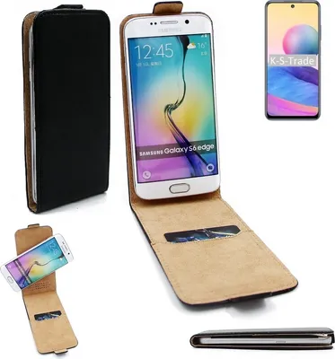 Produktbild von K-S-Trade® Schutz-Hülle Handy-Hülle kompatibel mit Xiaomi Redmi Note 10 5G Flipstyle  360° Smartphone Tasche, schwarz, Case Flip cover