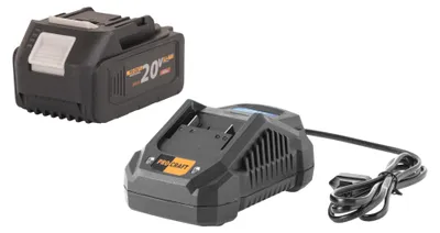 Produktbild von Procraft Starter Set 20 V 20/4A Schnell Ladegerät + 1x 20/4 Akku 4,0 Ah