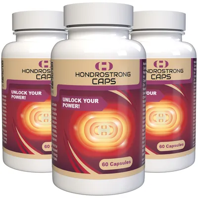 Obrázok produktu pre Hondrostrong Caps - 180 kapsúl, balenie 3