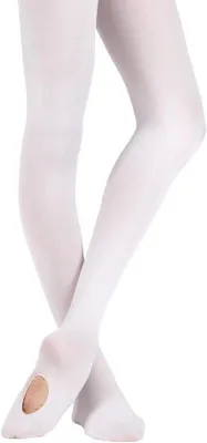 Obrázok produktu pre Tanečné topánky Konvertibel pre dievčatá a ženy – biele – veľkosť S – tanečné topánky na podpätku – veľkosť 110–125 cm