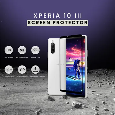 Obrázek produktu pro Sony Xperia 10III - tvrzené sklo 9H - 3D ochrana displeje v super kvalitě
